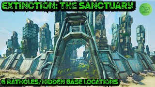 6 Of The BEST Base Locations On Extinction In The Sanctuary 2021  Ark Survival Evolved [upl. by Latsyc]