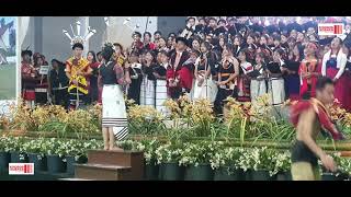 Cultural Fusion St Josephs College Jakhama Diosese of Kohima Golden Jubilee [upl. by Nallij468]