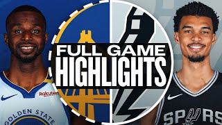 WARRIORS at SPURS  FULL GAME HIGHLIGHTS  November 23 2024 [upl. by Noni]