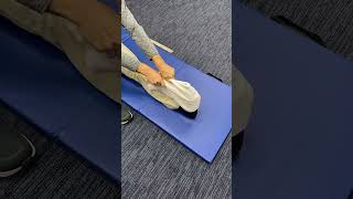 Plantar Fascia Stretch with Towel [upl. by Ydarb]