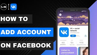 How to Add Your VK Account on Facebook Mobile App [upl. by Dnalyk]