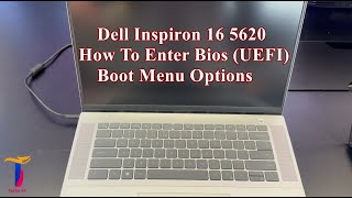 Dell Inspiron 16 5620  How To Enter Bios UEFI amp Boot Menu Options [upl. by Nahtnanhoj577]