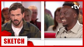 Ahmed Sylla mort de rire devant le sketch de Marc Antoine Le Bret Vivement Dimanche 14 janvier 2024 [upl. by Checani625]