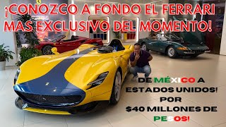 Ferrari Monza SP1  De México a Estados Unidos por 40 Millones de Pesos supercarsmexico [upl. by Debi]