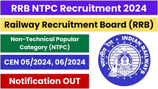 Railway Recruitment Board RRB Railway Non Technical Popular Categories NTPC Graduate Level Post R [upl. by Ku]