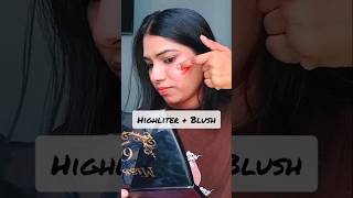 Highlighter  Blush❤️ Omg 😱hack shorts makeup makeuptutorial viralshorts trending [upl. by Alansen]