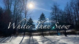 Whiter Than Snow ❄️HymnA Special DedicationA Cappella by Shirley Cogen [upl. by Vins]