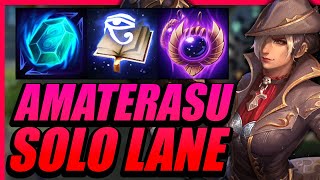 Amaterasu is NEW and IMPROVED in SMITE 2  Solo Lane Gameplay [upl. by Kornher984]