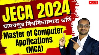 JECA 2024Master of Computer ApplicationMCA Admission into Jadavpur University [upl. by Erbe]