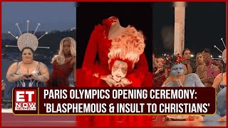 Paris Olympics 2024 Opening Ceremony Controversy Christians Angry Over Last Supper Parody  News [upl. by Donnenfeld846]