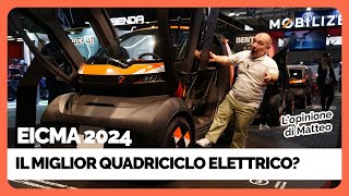 EICMA 2024  QUADRICICLI elettrici alla RISCOSSA I nostri TOP [upl. by Willie664]