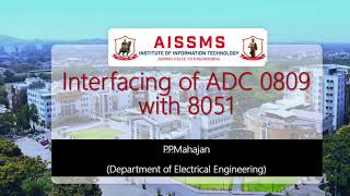 Interfacing of ADC 0809 with 8051 [upl. by Aivatahs140]