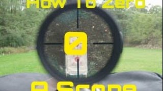 HOW TO ZERO A SCOPE FOR AIRSOFT [upl. by Atteve]