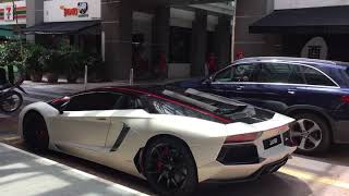 Pirelli Edition lamborghini aventador novitec exhaustbrutal sounds in malaysia [upl. by Ellehs408]