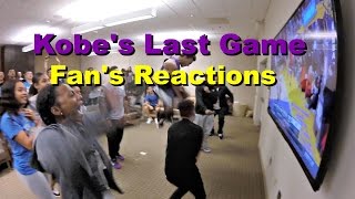 Kobes Last Game  Fans Reactions [upl. by Aij]