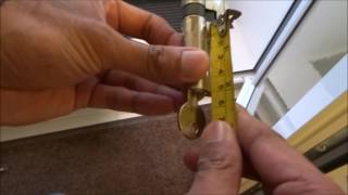 How to change a lock on a UPVC door  How to change a Euro Cylinder [upl. by Guyer]