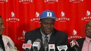 Zion Williamson picks Duke  ESPN [upl. by Gun689]