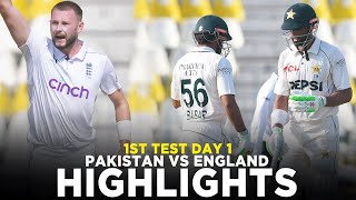 Full Highlights  Pakistan vs England  1st Test Day 1 2024  PCB  M3G1K [upl. by Latsyrc526]