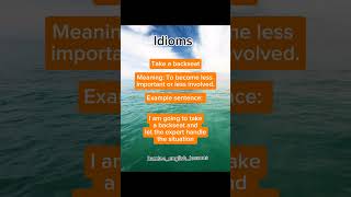 Idiomatic expressions english engles learnenglish [upl. by Uriisa62]