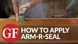 HOW TO APPLY ARMRSEAL URETHANE TOPCOAT  General Finishes [upl. by Ondrea]