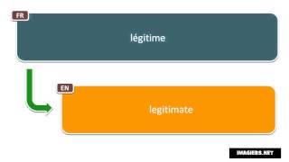 How to pronounce légitime [upl. by Annair]