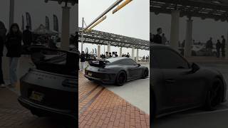 Beautiful Straight Pipe exhaust sound Porsche 911 GT3 automobile carshow luxury car supercars [upl. by Juieta]