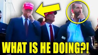 Watch Donald Trump Jr STICK HIS FINGER IN HIS MOUTH INTERNET EXPLODES [upl. by Aniuqahs946]