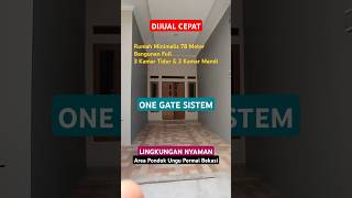 RUMAH CLUSTER AREA BEKASI PONDOK UNGU PERMAI 600JTan [upl. by Saref]