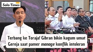 Pidato Wapres GIBRAN di Sidang Raya XVIII GerejaGereja di Toraja [upl. by Yc]