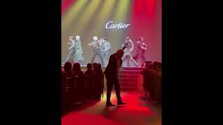 Cartiers Intl Commercial Director danced to ATEEZ at the Cartier High Jewelry Gala Dinner [upl. by Sekoorb]