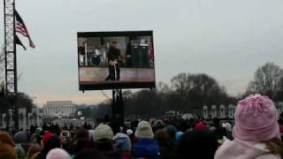 U2 At The Obama Inauguration Concert [upl. by Haiacim]