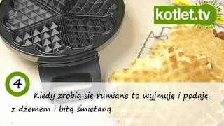 Cytrynowe gofry z cynamonem  KOTLETTV [upl. by Karil]