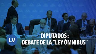 COMISIÓN EN VIVO DEBATE DE LA quotLEY ÓMNIBUSquot EN DIPUTADOS [upl. by Peppie42]