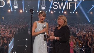 Taylor Swifts Mother Provokes Emotional Moment at ACMs [upl. by Cassandre589]