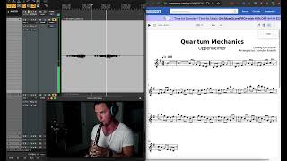 Quantum Mechanics from Oppenheimer Ludwig Goransson  Clarinet late night readingpractice [upl. by Tevis]