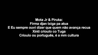 Piruka ft Mota JR  Ca Bu Fla Ma Nau Letra  Lyrics [upl. by Sekoorb]