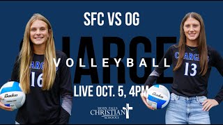 SFC Varsity Volleyball vs OGorman [upl. by Rehtae]