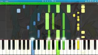 Hatsune Miku Okotowari Shimasu Piano Synthesia Tutorial [upl. by Garlaand]