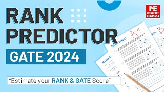 GATE 2024 Response Sheet Out  Predict Your Rank Now  GATE Rank Predictor  MADE EASY [upl. by Aveline]