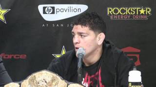 Nick Diaz PostFight Press Conference Highlights [upl. by Samoht]