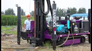 Sanrock core drilling rig field trial [upl. by Chessa]