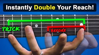 Reach MORE Frets Instantly Using this SIMPLE Trick any hand size [upl. by Anined]