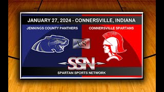 CHS Spartan Basketball vs Jennings County  LIVE [upl. by Liarret]