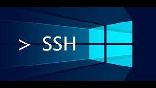 Install openSSH server on Windows 10 [upl. by Moulden822]