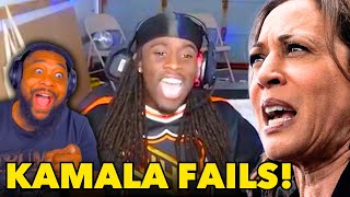 BIGGEST Black Streamer DENIES Kamala Harris Interview [upl. by Tannenwald]