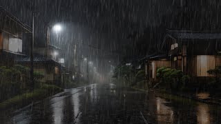 Gentle Rain in a Misty Village  Calming Sounds to Fall Asleep Instantly [upl. by Anidam]