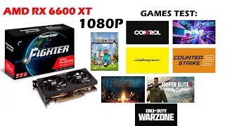 RX 6600 XT RYZEN 5 4500 TEST IN 8 GAMES 2024 [upl. by Aiela375]