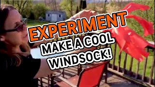 EXPERIMENT  Make your own windsock [upl. by Narmis317]