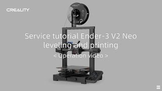 Ender3 V2 Neo Bed Leveling Detailed Steps [upl. by Roddie]