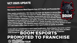 STREAMER REACTION BOOM ESPORTS PROMOTED TO VCT PACIFIC FRANCHISE [upl. by Nahgeem]